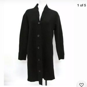 J. Mclaughlin Wool Cardigan Large Sam Shawl Collar